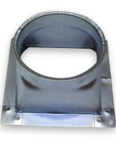 Transition piece galv straight dia 150x1.5mm K150